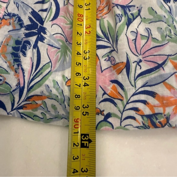 Polo Ralph Lauren Dress Big Girls Sz 16 Linen-Cotton Tropical Beach Summer NWT - Picture 9 of 12